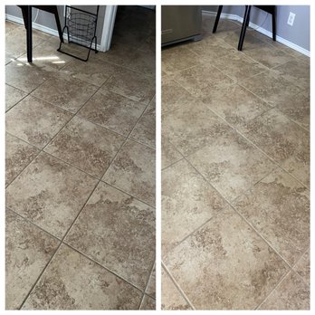 The Steam Team - Our tile before and after - Carpet Cleaning Near Me The Steam Team - Our tile before and after - Carpet Cleaning Near Me