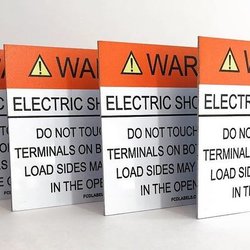 FCD Labels - Aluminum Warning Signs