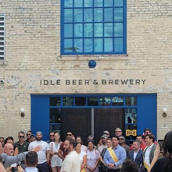 Idle Beer Hall & Brewery - Exterior on the day of the soft opening - Brewpubs Near Me - San Antonio, Texas Idle Beer Hall & Brewery - Exterior on the day of the soft opening - Brewpubs Near Me - San Antonio, Texas