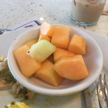 Beach Plum Kitchen - Fresh fruit (cantaloupe) salad... :( - New American Near Me - Carlsbad, California
