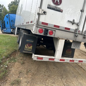 Ameri-Tow - Winched this trailer over to keep it from tipping. - Towing Near Me - Burton, Ohio