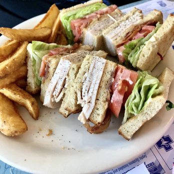 Schodack Diner - Triple turkey blt with crispy fresh lettuce and tomato with mayo and crunchy crispy hot steak fries. - Diners Near Me - Castleton, New York