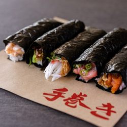 Temaki Bar Sushi - The 5 Hand Roll Set.