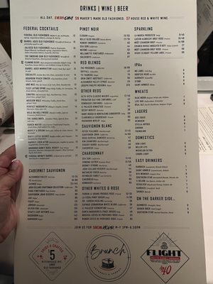 Menu photo 5 Federal American Grill Houston, TX