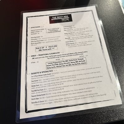 Menu photo 4 The Rusty Nail Omaha, NE Menu photo 4 The Rusty Nail Omaha, NE