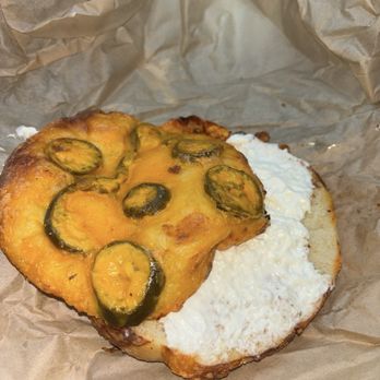 Einstein Bros. Bagels - Jalapeno Cheddar Bagel - Bagels Near Me - Encinitas, California Einstein Bros. Bagels - Jalapeno Cheddar Bagel - Bagels Near Me - Encinitas, California