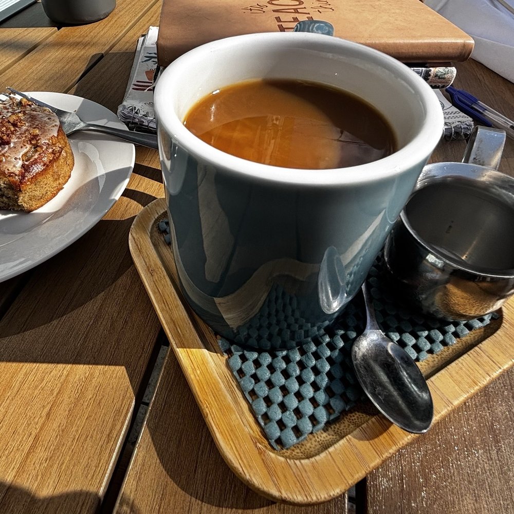Java Owl Coffee House - Gluten free banana bread with a bottomless cup - Coffee & Tea Near Me - Nassau Bay, Texas
