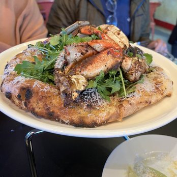 Il Fuoco - Wood fired crab pizza! Amazing - Pizza Near Me - Sonoma, California Il Fuoco - Wood fired crab pizza! Amazing - Pizza Near Me - Sonoma, California