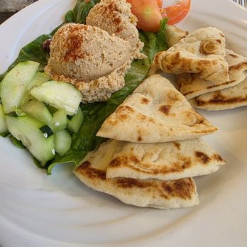 Greek Corner Cafe North County - Hummus with Pita - Greek Near Me - Carlsbad, California