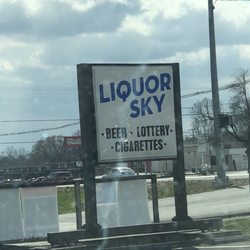 Liquor Sky - Street sign