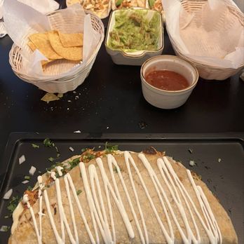 Italo's - The Loca quesadilla with chicken tinga and chips and guacamole - Mexican Near Me - Scranton, Pennsylvania