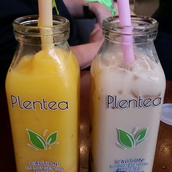 Plentea - Mango Slush and Milk Oolong Tea - Tea Rooms Near Me - San Francisco, California Plentea - Mango Slush and Milk Oolong Tea - Tea Rooms Near Me - San Francisco, California
