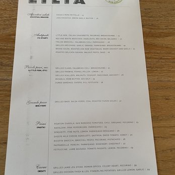 Lilia - Menu - Italian Near Me - Brooklyn, New York Lilia - Menu - Italian Near Me - Brooklyn, New York