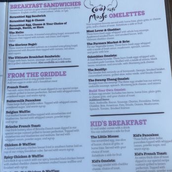 Cool Moose Cafe - Menu - Breakfast & Brunch Near Me - Jacksonville, Florida Cool Moose Cafe - Menu - Breakfast & Brunch Near Me - Jacksonville, Florida