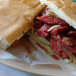 Sausage sandwich