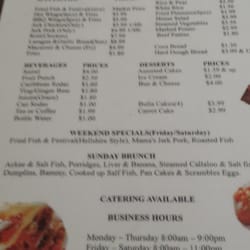 Mama's Paradise Restaurant - Menu - side 2
