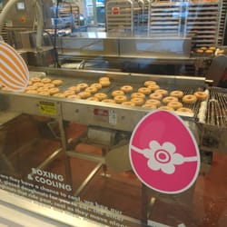 Krispy Kreme - You can watch donuts cooking