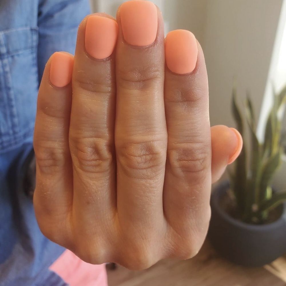 The W Nail Bar - Loved my peachy mani from Heather! - Nail Salons Near Me - Columbus, Ohio The W Nail Bar - Loved my peachy mani from Heather! - Nail Salons Near Me - Columbus, Ohio