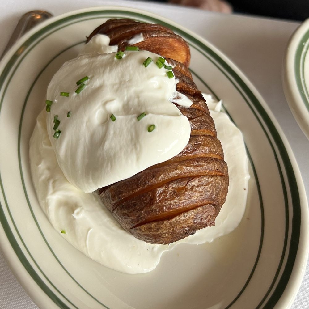 Barringer's Restaurant - Crispy Baked Potato - Steakhouses Near Me - Fish Creek, Wisconsin