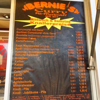 Bernie's Curry - Super cheap! - Food Stands Near Me - Berlin, BE Bernie's Curry - Super cheap! - Food Stands Near Me - Berlin, BE