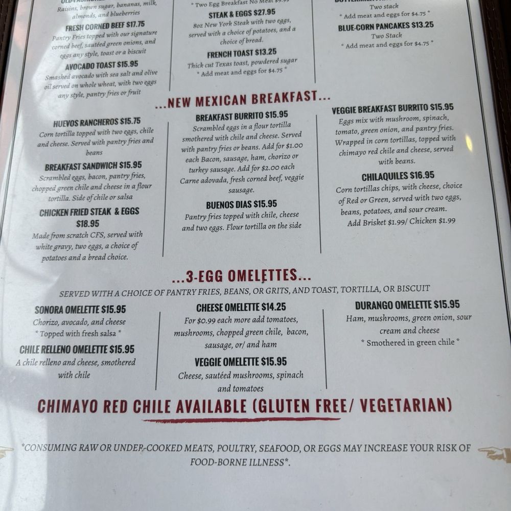 The Pantry Rio - Menu - New Mexican Cuisine Near Me - Santa Fe, New Mexico The Pantry Rio - Menu - New Mexican Cuisine Near Me - Santa Fe, New Mexico