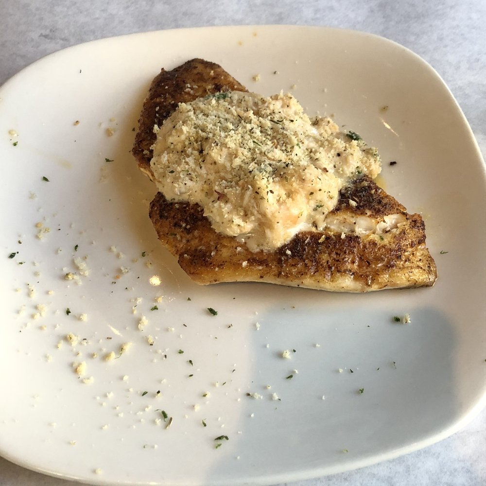 Half Shell Oyster House - Snapper was really good!! The plating does no justice - Seafood Near Me - Biloxi, Mississippi