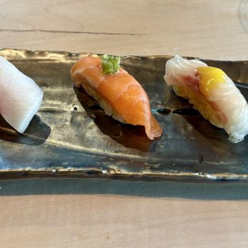 Kampai - 5 piece chef choice nigiri - Japanese Near Me - Jackson, Wyoming Kampai - 5 piece chef choice nigiri - Japanese Near Me - Jackson, Wyoming