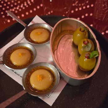 Bazaar Meat by José Andrés - Marinated "Ferran Adria"  Olives - Steakhouses Near Me - Las Vegas, Nevada