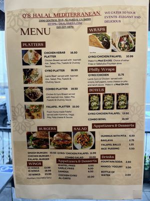 Menu photo 4 Q's Halal "Mediterranean Comfort" Alameda, CA