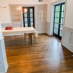 Saravias’s Remodeling - Finished Dining room - wainscoting and paint looking incredible!