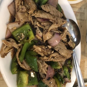 ABC Cafe - Intestine with Black Bean Sauce - Dim Sum Near Me - Overland Park, Kansas