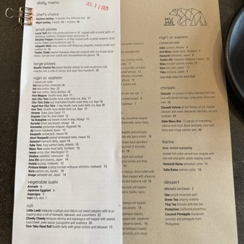 Kuma Sushi + Sake - Menu - Sushi Bars Near Me - San Francisco, California