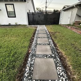 Walkway to backyard