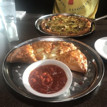 Town Pizza Two - Small pepperoni calzone and small (10") pizza with pesto and garlic. - Pizza Near Me - Wyoming, Rhode Island Town Pizza Two - Small pepperoni calzone and small (10") pizza with pesto and garlic. - Pizza Near Me - Wyoming, Rhode Island