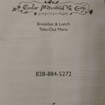 Cedar Mountain Cafe - Breakfast & Brunch Near Me - Cedar Mountain, North Carolina