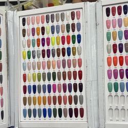 Chan & Bay Nail Spa - Color options in "dip n' duo" book