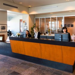 Sun Air Jets - The front desk at the Sun Air Jets' FBO at the Camarillo Airport in Ventura County.