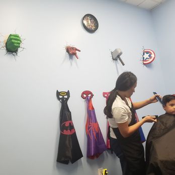 Cool Kids Cuts By Thao - Superhero capes and designs on the wall. The place smells great too! - Kids Hair Salons Near Me - Cypress, California Cool Kids Cuts By Thao - Superhero capes and designs on the wall. The place smells great too! - Kids Hair Salons Near Me - Cypress, California