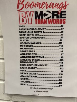 Boomerangs by More Than Words by null