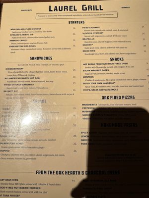 Menu photo 8 Laurel Grill Culver City, CA