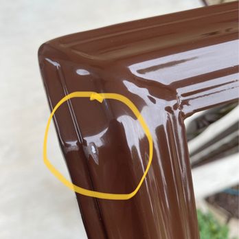 Railings & Things - Chips in new rail when delivered - Decks & Railing Near Me - Elmhurst, Illinois Railings & Things - Chips in new rail when delivered - Decks & Railing Near Me - Elmhurst, Illinois