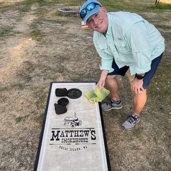 Matthew's Smokehouse - Corn hole! - Barbeque Near Me - Eastsound, Washington Matthew's Smokehouse - Corn hole! - Barbeque Near Me - Eastsound, Washington
