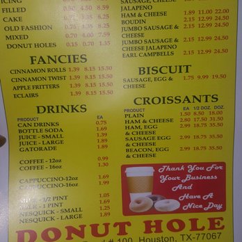 Donut Hole - The Menu - Donuts Near Me - Houston, Texas Donut Hole - The Menu - Donuts Near Me - Houston, Texas