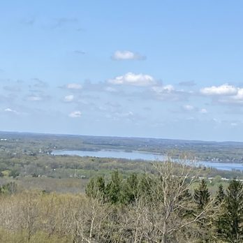 Kettle Moraine State Forest - Lapham Peak Unit - View from the top of observation tower. - Parks Near Me - Delafield, Wisconsin Kettle Moraine State Forest - Lapham Peak Unit - View from the top of observation tower. - Parks Near Me - Delafield, Wisconsin
