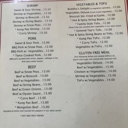 China Kitchen - Menu