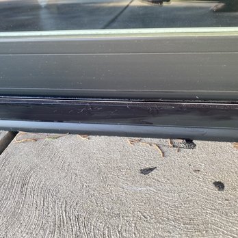 CalRep - Black touch up (that doesn't match !) smeared all over the frame - Windows Installation Near Me - Anaheim, California CalRep - Black touch up (that doesn't match !) smeared all over the frame - Windows Installation Near Me - Anaheim, California