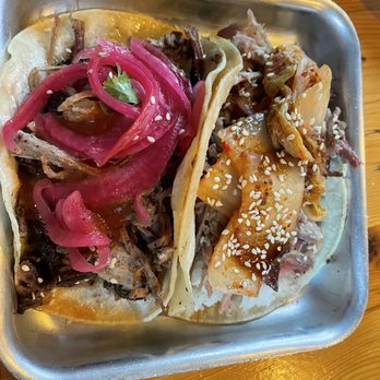 Locally Sauced - Spicy Korean and Beef Brisket tacos - Barbeque Near Me - Yarmouth, Maine