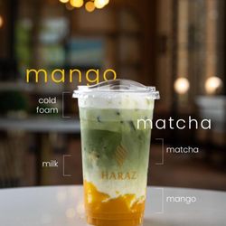 Haraz Coffee House - Iced Mango Matcha