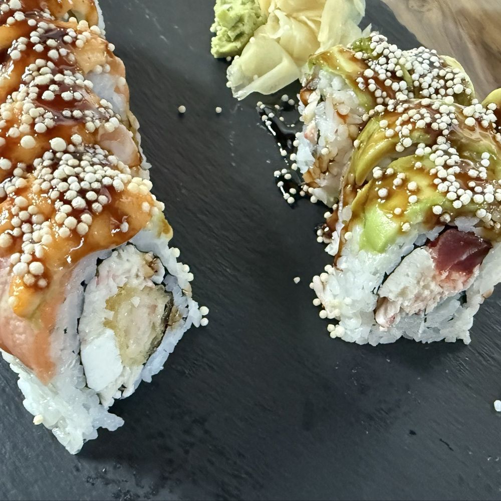 Nori Restaurant - St Johns Roll, Caterpillar Signature Roll - Asian Fusion Near Me - St. Augustine, Florida