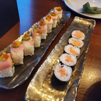 Umami - Pink Lady (left) and sakemaki (right) - Japanese Near Me - Sugar Land, Texas Umami - Pink Lady (left) and sakemaki (right) - Japanese Near Me - Sugar Land, Texas